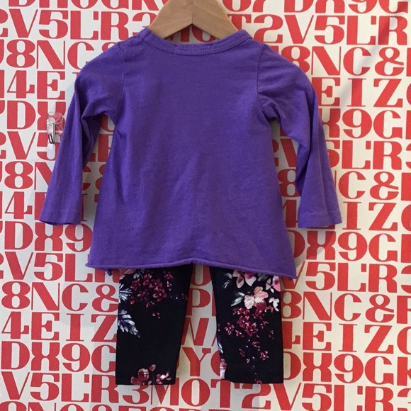 Joah Love Tee with Flower Legging SET, NEW WITH TAGS! - Picture 2 of 2
